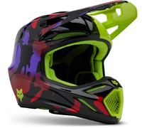 FOX V3 Throttle MIPS Casque de motocross, jaune, Taille XXL (63/64)