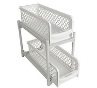 Fox Valley Traders 2 étagères coulissantes, Taille Unique, Blanc