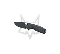 Fox / Vox plit le noyau. Elmax PVD Bld Couteau en acier inoxydable, fibre de carbone HDL