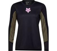 FOX W Defend Ls Jersey - Femme - Marron / Noir - taille M- modèle 2025
