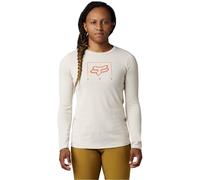 FOX W Ranger Dr Mid Ls Jersey - Femme - Beige / Rouge - taille M- modèle 2023