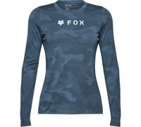 Fox Ranger Tru Dri L/S Femmes T-shirt de vélo XS Bleu foncé