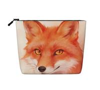 Fox Wash Art Trousse de maquillage légère en lin synthétique