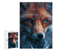 Fox with Blue Eyes Puzzle 300 Pièces Educa Jouet en Bois Cadeau Unique Décoration Intérieure Jeu Éducatif Challenge Toy Adultes Et Enfants À Partir De 14 Ans 300 PCS