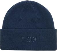 FOX Wordmark Beanie, bleu foncé, Taille unique