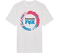 FOX Kawasaki T-shirt, blanc, taille XL pour homme