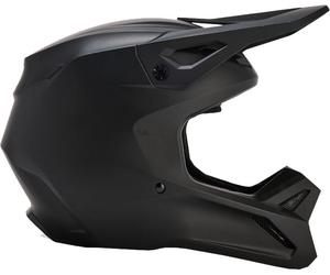 FOX YTH V1 SOLID Kinder Helm matt schwarz YS