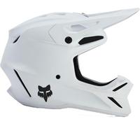 FOX YTH V3 SOLID Kinder Helm matt weiß YM