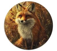 Fox1000 Pièces pour Puzzles pour Adultes Et Enfants AnimauxPuzzle Circulaire, Jeu D'Intelligence, Art, Cadeau, Difficile, Impossible1000pcs (67.5x67.5cm)