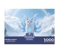Fox1000 Pièces PuzzlePièces Faune Sauvage pour Adultes Jeu D'Intelligence Parfaitpourla Détente Créativité Et CommeCadeau38x26cm/1000pcs