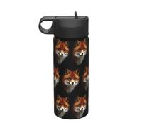 Fox2 Printing Cantines d'hydratation étanches en acier inoxydable pour camping randonnée 532 ml