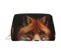 Fox2 Trousse de toilette en cuir avec fermeture éclair sur le dessus, doré, Taille unique