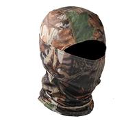 FOXBI Camo Cagoule Capuche Chapeau pour Hommes Un Trou Masque Facial Militaire Cache Cou Respirant Chasse Casque Tactique Chapeaux pour Le Sport,Couleur du Terrain de Montagne