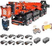 Foxcm Technic Liebherr LTM 11200 Grue sur mesure avec télécommande et 8 moteurs 7980 blocs Compatible Lego