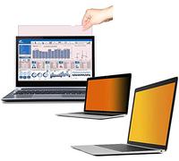 FoxCrypt Gold Premium Film de confidentialité pour ordinateur portable avec filtre de confidentialité pour ordinateur portable 12,5" (16:9 écran) Doré