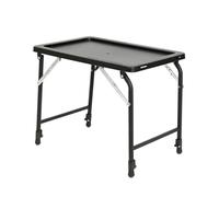 FOXCUP Carp ST5 Table de pêche pliante de luxe pour pêche à la carpe avec hauteur supplémentaire 60 x 40 x 39-59 cm Vert