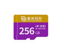 FOXDOCK Carte Micro SD UF200 256 Go avec vitesse de lecture de 180 Mo/s, homologuée A2/C10/U3/V30 pour smartphones, caméras USB-C, drones, PS5 et