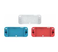 FOXDOCK Coque en Silicone Blanc pour Switch OLED - Housse Souple Minimaliste Anti-Rayures