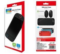 FOXDOCK - Coque Silicone Compatible avec Nintendo Switch 2 - Noir - TNS-5171 - Ultra-légère, Antichoc, Prise en main renforcée