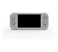 FOXDOCK Coque Silicone pour Switch Lite - Gris Clair - Protection Souple Anti-Chute & Rayures - Design Breveté