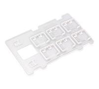 FOXDOCK - Pack de 2 Inserts de Rangement pour Boîtier de Jeux Nintendo Switch - Support pour 6 Cartouches et 2 Cartes TF