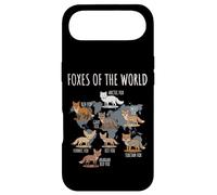 Foxes of The World Educational Chart Nature Species Wildlife Coque pour iPhone Air