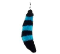 Foxes Tail Porte-clés Furry Wolf Tail Porte-clés Cosplays Jouet Renards Costume Tentures Charme Pendentif À Main Accessoiriser Porte-clés Crochet Pendentif Charme