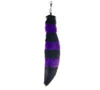 Foxes Tail Porte-clés Furry Wolf Tail Porte-clés Cosplays Jouet Renards Costume Tentures Charme Pendentif À Main Accessoiriser Porte-clés Crochet Pendentif Charme