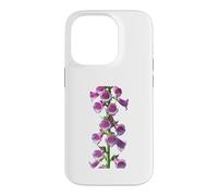 Foxglove Cottage Garden Botanical Wildflower Rose Coque pour iPhone 14 Pro