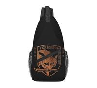 Foxhound Special Forces Group Metal Gear Solid Chest Bag Men Sling Crossbody Backpack Chest Bag Hiking Daypack Shoulder Bag