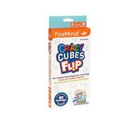 FoxMind Crazy Cubes Flip - 3100248 - Puzzle de dés pour 1 à 2 Personnes - Jeu Familial Amusant pour Les Enfants à partir de 7 Ans
