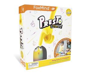 FoxMind Jeux : Go Pop! Presto, Fidget Popping, Jeu Familial, Comprend 4 éditions Exclusives, 2 à 4 Joueurs, à partir de 6 Ans
