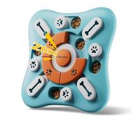 FOXMM Jouets Puzzle interactifs pour Chien pour Le Dressage du QI et l'enrichissement Mental, Jouet couineur Amusant pour Chien pour Alimentation Lente, Jeu de Casse-crottes de Chien, Jouet pour