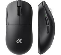 FOXMM x MCHOSE A7 V2 Pro Souris Superlight 59 g, Capteur 26 000 DPI, 6 DPI Réglables, Taux de Polling 8K Hz Ultra Rapide, Souris de Jeu sans Fil BT/2,4 GHz/Filaire, Batterie 200 Heures, Noir