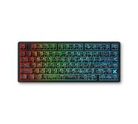 FOXMM x MCHOSE Jet 75 HE Clavier Gaming 75% Filaire RVB, Rapid Trigger 8000Hz, Switch Magnétique à Effet Hall God, Course Ajustable Ultra Précision 0,005 mm, pour Jeux FPS, Noir