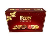 Foxs Fabulously Biscuit Selection Assortiment de 9 variétés | Biscuits Chunkie au lait/chocolat noir | Sundae orange | Ronds de chocolat au lait | Doigts viennois | Crèmes à la confiture | Crèmes et