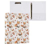 Foxs Lot de 200 classeurs à 3 anneaux en D Feuilles d'automne A4 pour enfants, fournitures scolaires, femmes et hommes