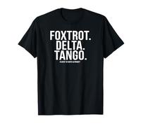 Foxtrot Delta Tango Cadeau de résistance codé T-Shirt