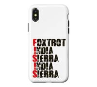 Foxtrot Inde Sierra India Sierra Coque pour iPhone X/XS