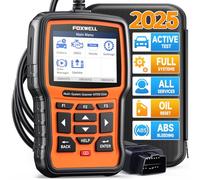 FOXWELL Lecteur de code OBD2 pour Honda Acura, outil de scan automobile tous les systèmes de diagnostic bidirectionnel ABS SRS Transmission automatique purge SAS TPMS EPB réinitialisation d'huile