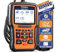 FOXWELL NT510 Elite OBD2 Scanner pour BMW Outil de Diagnostic Auto, Lecteur de Code Bi-Directionnel avec Tous Les Services de Réinitialisation, Outil d'Enregistrement de la Batterie pour BMW Mini