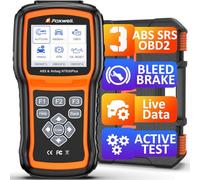 FOXWELL NT630 Plus OBD2 Outil de Diagnostic Scanner, ABS Scanner de Freins SRS Lecteur de Code Automobile Contrôle Bibirectionnel avec Airbag Light Reset SAS Oil Light EPB Service