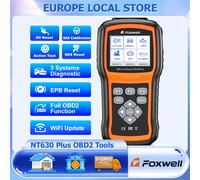 FOXWELL NT630 Plus OBD2 outils de Diagnostic de voiture Test bidirectionnel SRS ABS purge SAS huile EPB réinitialiser Scanner automobile OBD2