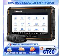 FOXWELL Valise Diagnostic Auto OBD2 GT60 - Multi-Systèmes Toutes Voitures - 28+ Services Réinitialisation - Lecteur Code Voiture