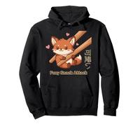 Foxy Snack Attack Kawaii Fox Sweat à Capuche