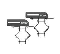 foxydry Adaptateur de Garde-Corps Rond - Support en Aluminium et Acier Inoxydable - Durable, antirouille - pour Garde-Corps Ronds de diamètre Compris Entre 40 et 65 mm