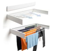 Foxydry Hide, étendoir à Linge Mural, Rabattable, Gain de Place, 117 cm