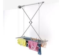 foxydry Mini, étendoir à Linge, Plafond, Pliable, Gain de Place, 128 cm