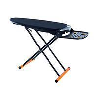 foxydry Vivo Table à repasser pliable et peu encombrante avec roulettes Noir 126 x 56 x 24 cm