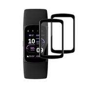 FOXZKISS Lot de 2 films de protection d'écran en verre blindé pour Fitbit Charge 6 Dureté 9H Film de protection d'écran HD Ultra transparent Ultra résistant